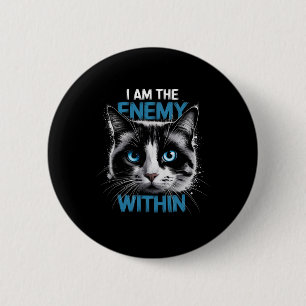 I Am The Enemy Within Voting Trump Election Trump 6 Cm Round Badge