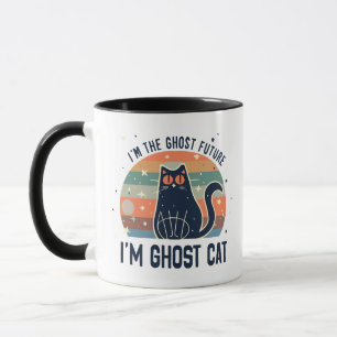 I AM THE GHOST FUTURE, GHOST CAT MUG