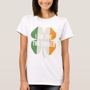 I Am The Ginger Dibs On The Redhead Funny St Patri T-Shirt
