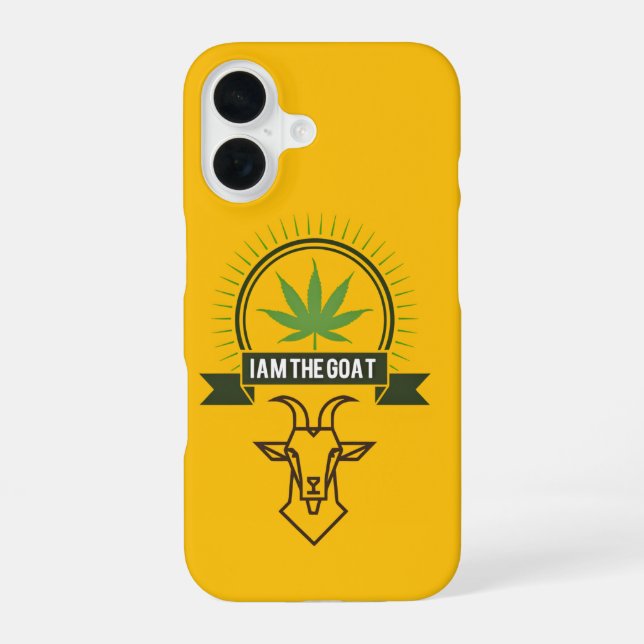 I am the goat iPhone16 case (Back)