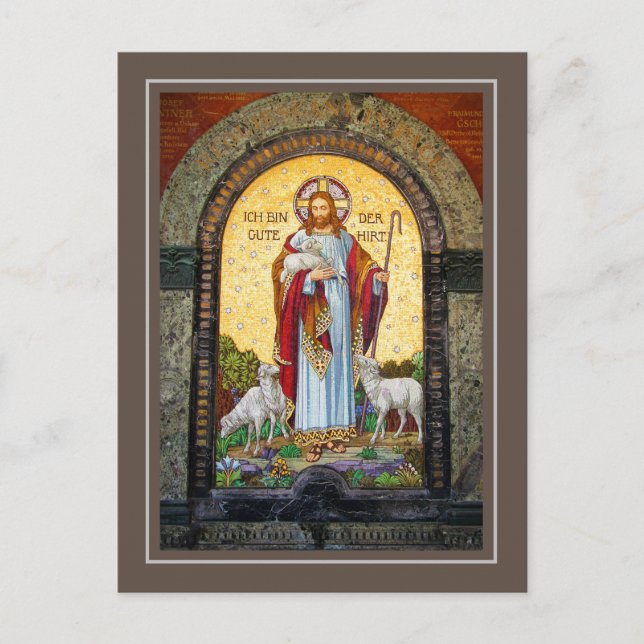 "I AM THE GOOD SHEPHERD After Bernhard Plockhorst  Postcard (Front)