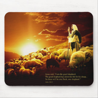 “I am the good shepherd. John 10:11 Mouse Mat