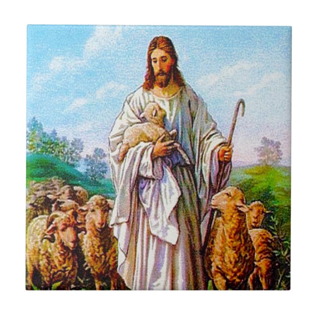 I Am the Good Shepherd John 10:7-21 Tile (Front)