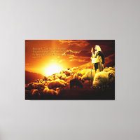 “I am the good shepherd. Wrapped Canvas
