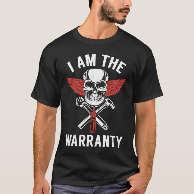 I am the guarantee  diesel truck mechanic work T-Shirt (Front)