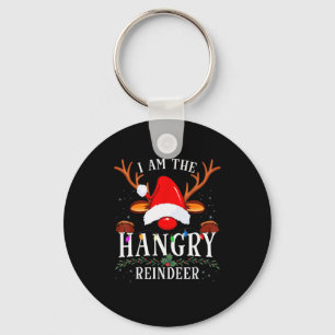 I Am The Hangry Reindeer Christmas Family  Key Ring