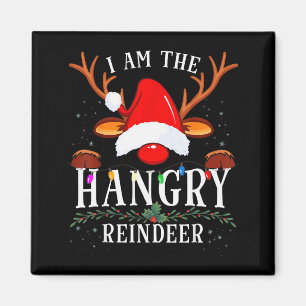 I Am The Hangry Reindeer Christmas Family Magnet