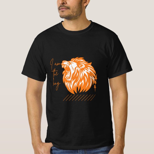 I am the king lion t-shirt (Front)
