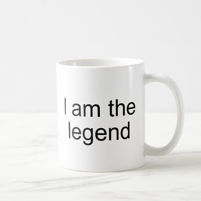 I am the legend Official Product Coffee Mug (Right)