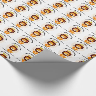 I am the little king wrapping paper