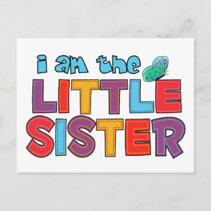 I am the Little Sister Butterfly Postcard