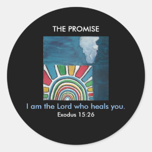 I AM THE LORD 1118 CLASSIC ROUND STICKER