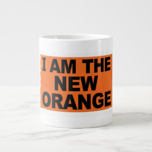 I am The New Orange Large Coffee Mug