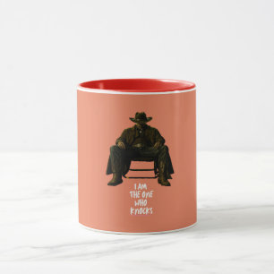 I Am The One Who Knocks   Bold Cowboy Silhouette Mug
