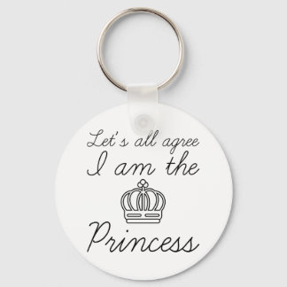 I Am The Princess Key Ring