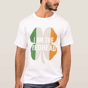 I Am The Redhead Dibs On The Redhead Funny St Patr T-Shirt