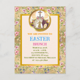 I am the resurrection and the life postcard