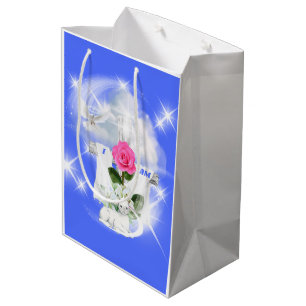 I Am The Resurrection Blue Gift Bag