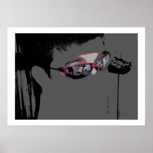 I AM the Shade (color and black/white) Poster