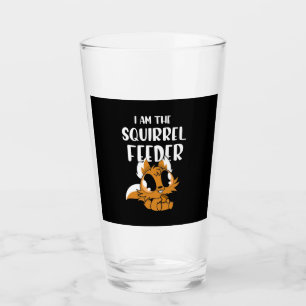 I Am The Squirrel Feeder Glass