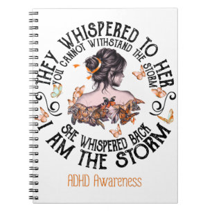 I Am The Storm ADHD Awareness Notebook