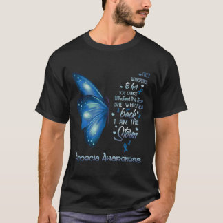 I am the storm Alopecia Awareness Butterfly T-Shirt