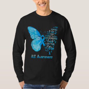 I Am The Storm Als Awareness Butterfly T-Shirt
