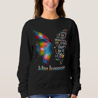 I am the storm Autism Awareness butterfly Sweatshirt