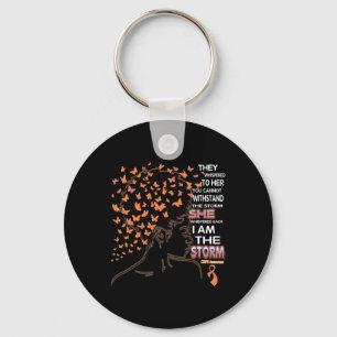 I Am The Storm Black Woman Crps Awareness Key Ring