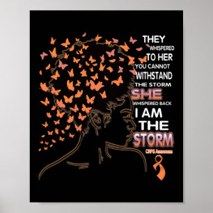 I Am The Storm Black Woman Crps Awareness  Poster