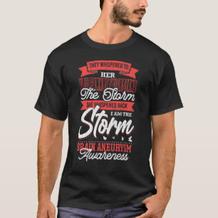 I Am The Storm Brain Aneurysm Awareness Support Gr T-Shirt