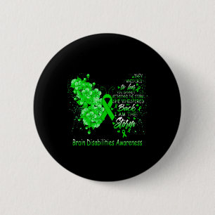 I Am The Storm Brain Disabilities Awareness Butter 6 Cm Round Badge