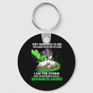 I Am The Storm Brain Disabilities Awareness Key Ring