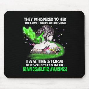 I Am The Storm Brain Disabilities Awareness Mouse Mat
