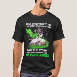 I Am The Storm Brain Disabilities Awareness  T-Shirt