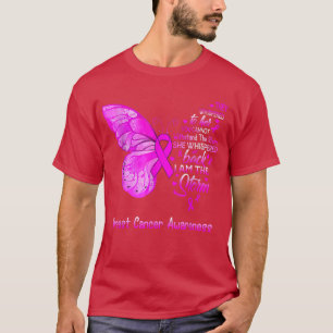 I Am The Storm Breast Cancer Awareness Butterfly  T-Shirt