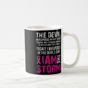 I Am The Storm Breast Cancer Awareness Comfort Coffee Mug