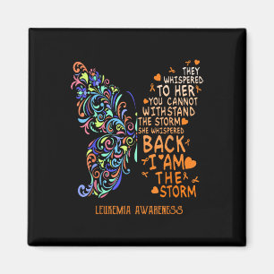 I Am The Storm Butterfly Leukaemia Blood Cancer Aw Magnet