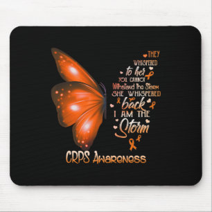 I am the storm CRPS Awareness Butterfly  Mouse Mat