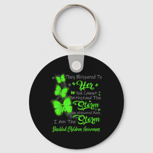 I Am The Storm Disabled Children Awareness  Key Ring