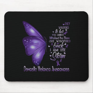 I Am The Storm Domestic Violence Awareness Mouse Mat