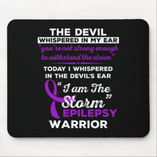 I Am the Storm Epilepsy Warrior Mouse Mat