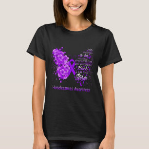 I Am The Storm Homelessness Awareness Butterfly T-Shirt