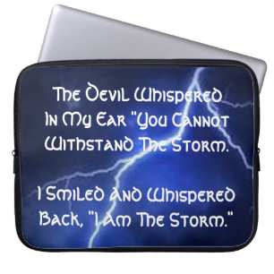 I Am The Storm Laptop Sleeve