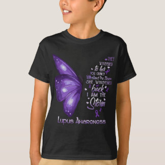 I am the storm Lupus Awareness Butterfly T-Shirt