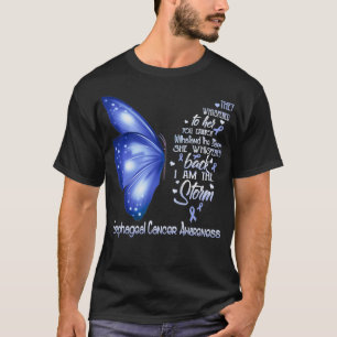 I am the storm Oesophageal Cancer Awareness Butter T-Shirt