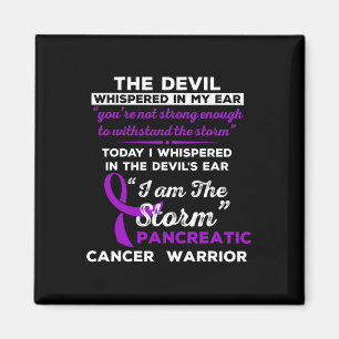 I Am The Storm Pancreatic Cancer Warrior Magnet