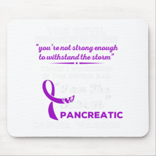 I Am The Storm Pancreatic Cancer Warrior  Mouse Mat