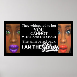 I Am The Storm Poster