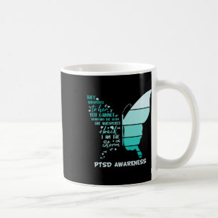 I Am The Storm Ptsd Stress Awareness Ribbon Butter Coffee Mug